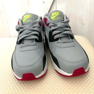 Nike Air Max 90 Kids Sneakers - Gray and Red